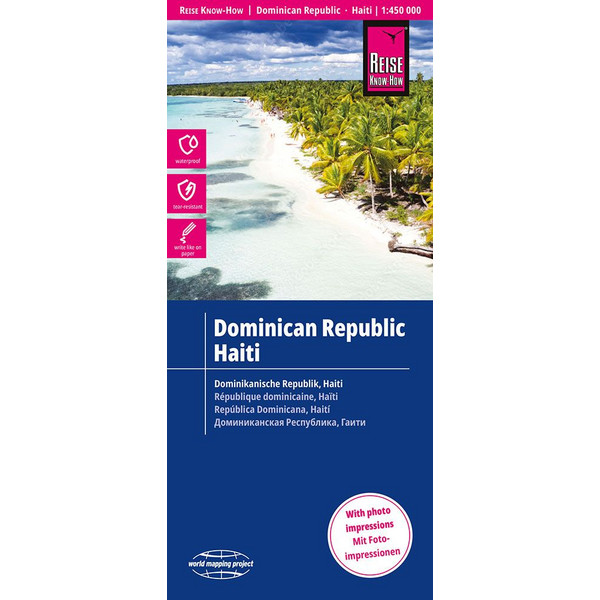 RKH WMP DOMINIKANISCHE REPUBLIK, HAITI - Straßenkarte