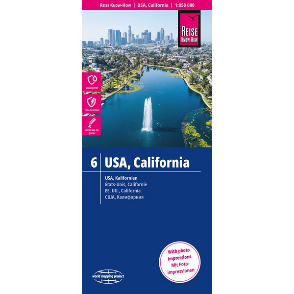 RKH WMP USA 6, KALIFORNIEN - Straßenkarte
