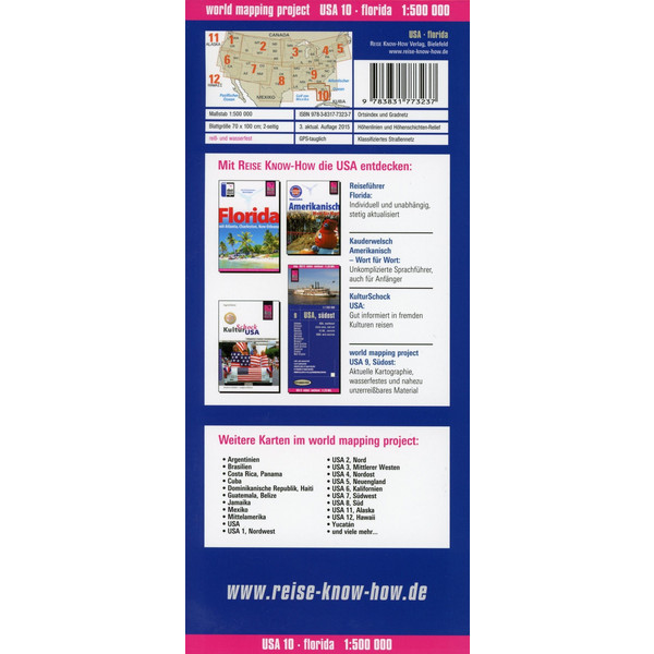 RKH WMP USA 10 FLORIDA - Straßenkarte Ansicht 2