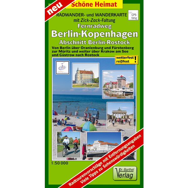 BERLIN-ROSTOCK 1:50.000 - Wanderkarte Ansicht 1