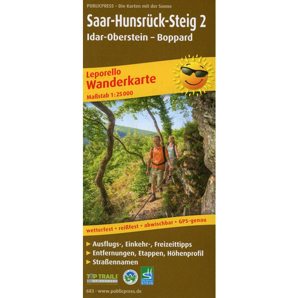PUBLICPRESS SAAR-HUNSRÜCK-STEIG 02 - Wanderkarte