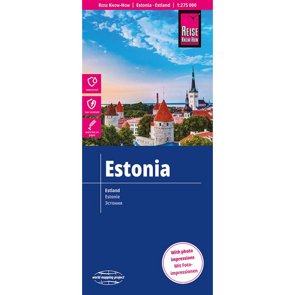RKH WMP ESTLAND 1:275.000 - Straßenkarte