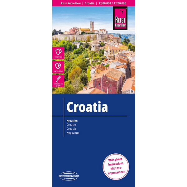 RKH WMP KROATIEN 1 : 300.000 / 700.000 - Straßenkarte