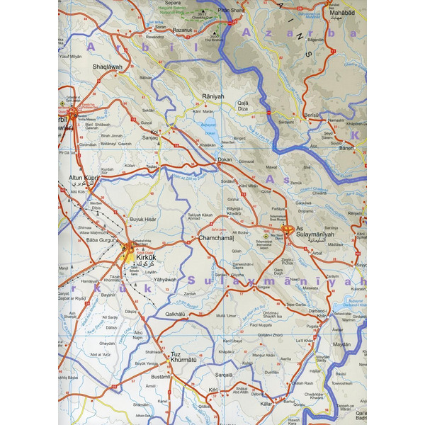 RKH WMP IRAK, KUWAIT 1:850.000 - Straßenkarte Ansicht 2