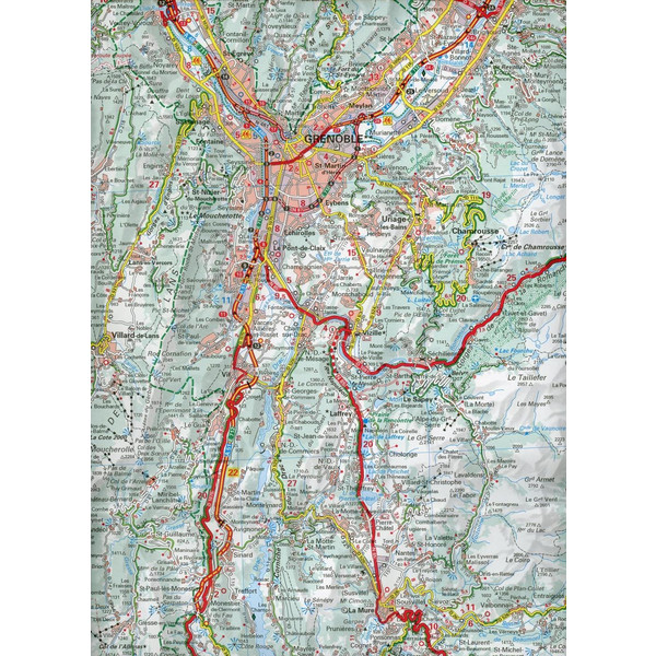 MICHELIN FRANZÖSISCHE ALPEN NORD - Straßenkarte Ansicht 3