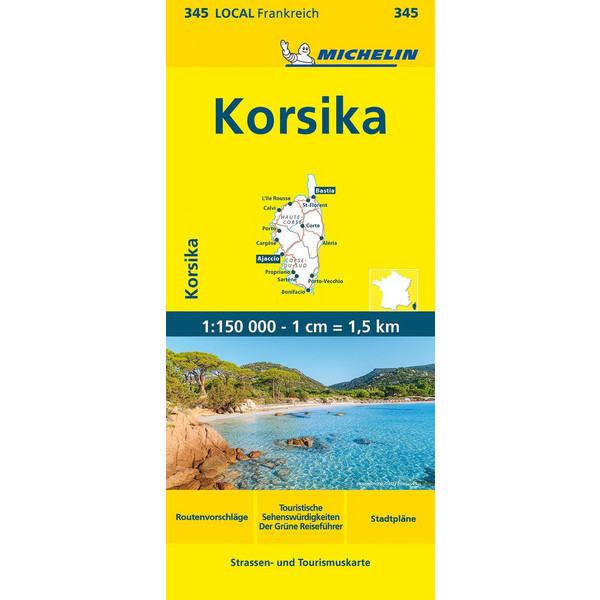 MICHELIN KORSIKA - Straßenkarte