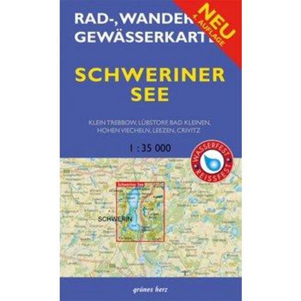SCHWERINER SEE 1 : 35 000 - Fahrradkarte