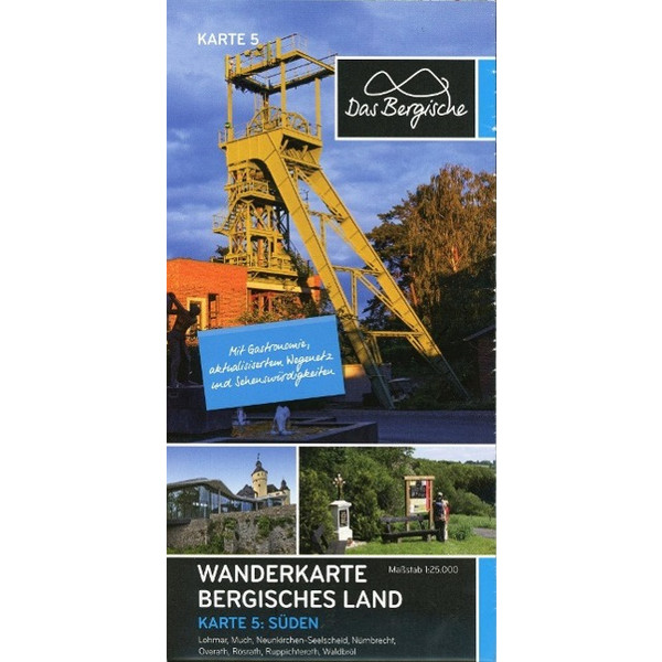NATURPARK BERGISCHES LAND #5 1:25.000 - Wanderkarte