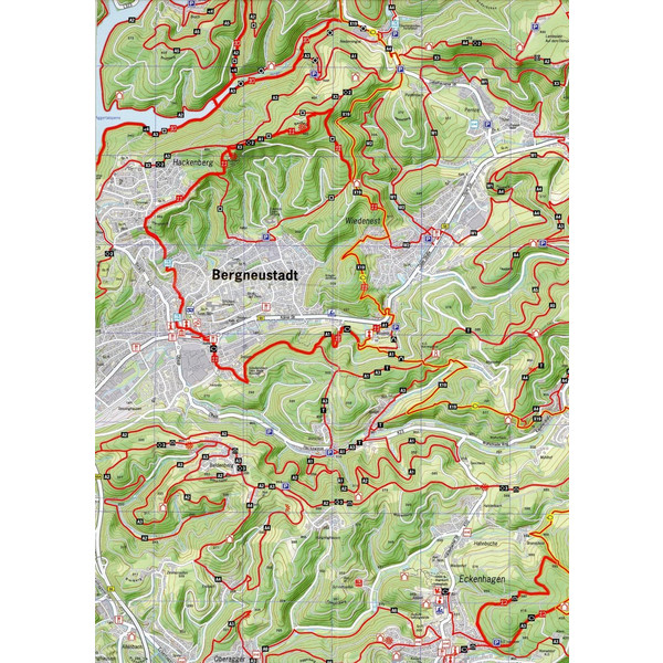 NATURPARK BERGISCHES LAND #3 1:25.000 - Wanderkarte Ansicht 3
