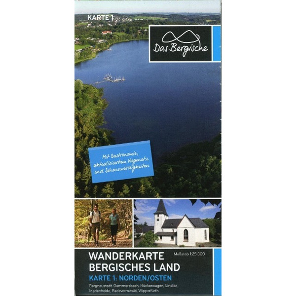 NATURPARK BERGISCHES LAND #1 1:25.000 - Wanderkarte