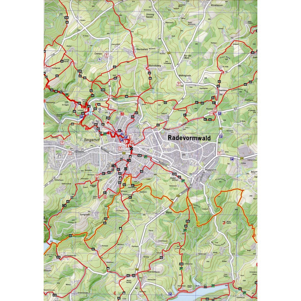 NATURPARK BERGISCHES LAND #1 1:25.000 - Wanderkarte Ansicht 3
