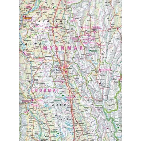 NELLES MAPS MYANMAR - Wanderkarte Ansicht 3