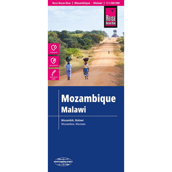 RKH WMP MOSAMBIK, MALAWI 1:1.200.000 - Straßenkarte