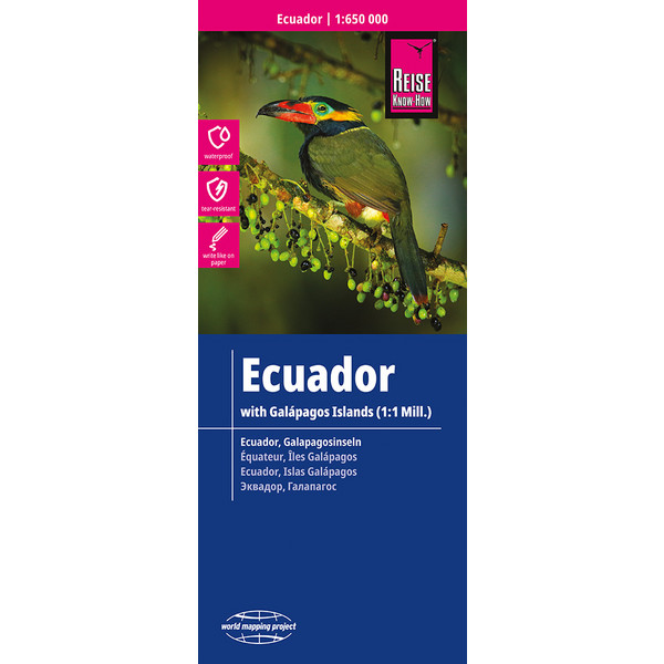 RKH WMP ECUADOR, GALÁPAGOS - Straßenkarte