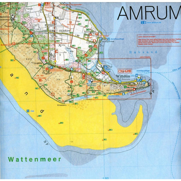 AMRUM - FÖHR 1:25.000 - Wanderkarte Ansicht 3