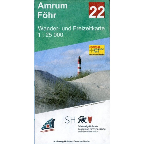 AMRUM - FÖHR 1:25.000 - Wanderkarte