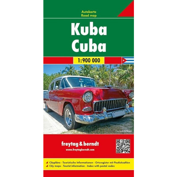 F+B AUTOKARTE KUBA 1:900.000 - Straßenkarte