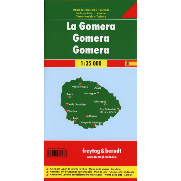 F+B GOMERA 1:35.000 - Straßenkarte Ansicht 2