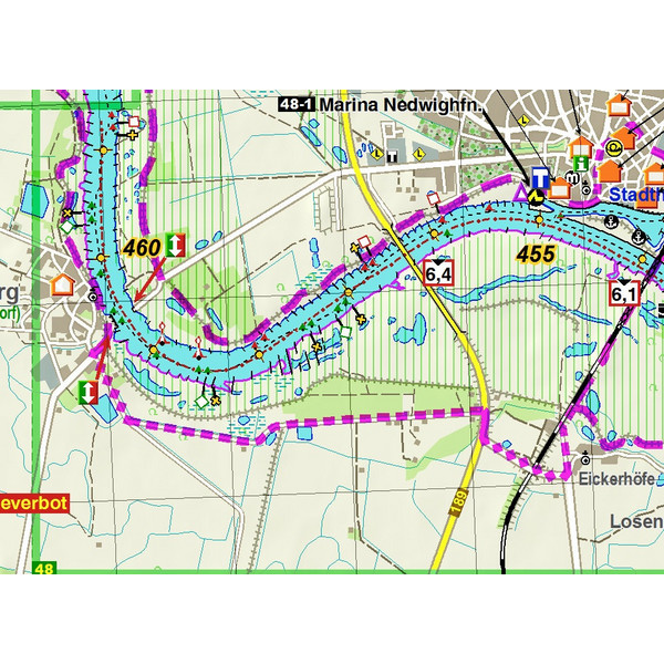 TOURENATLAS TA8 WASSERWANDERN 08 MAGDEBURG-HAMBURG - Reiseführer Ansicht 5
