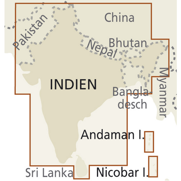 RKH WMP INDIEN (1:2.900.000) - Straßenkarte Ansicht 3