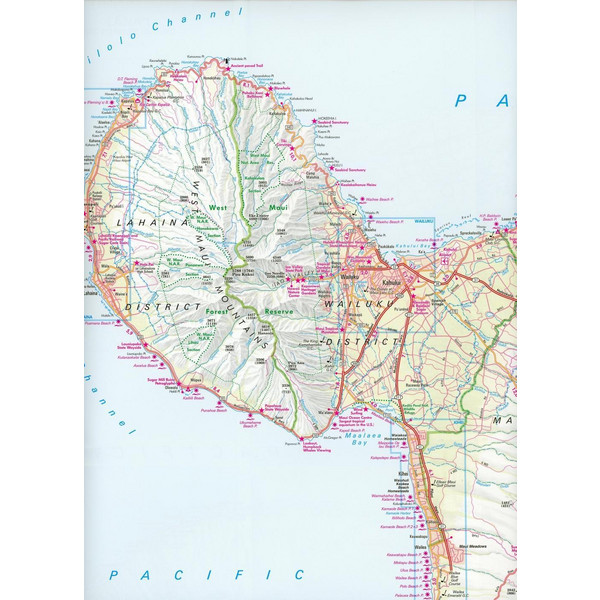 NELLES MAP HAWAII: MAUI MOLOKAI - Wanderkarte Ansicht 3