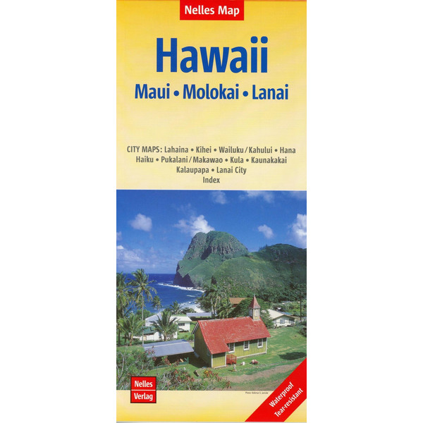 NELLES MAP HAWAII: MAUI MOLOKAI - Wanderkarte