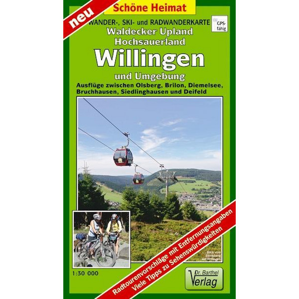 SKI- UND RADWANDERKARTE WALDECK - Wanderkarte