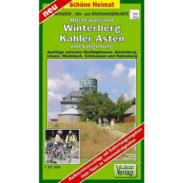 SKI- UND RADWANDERKARTE HOCHSAUERLAND - Wanderkarte