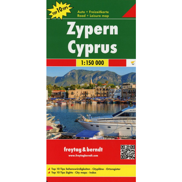 F+B ZYPERN 1 : 150.000 - Straßenkarte