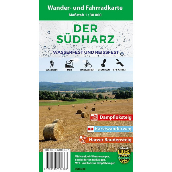 DER SÜDHARZ WANDER- UND FAHRRADKARTE - Fahrradkarte Ansicht 1