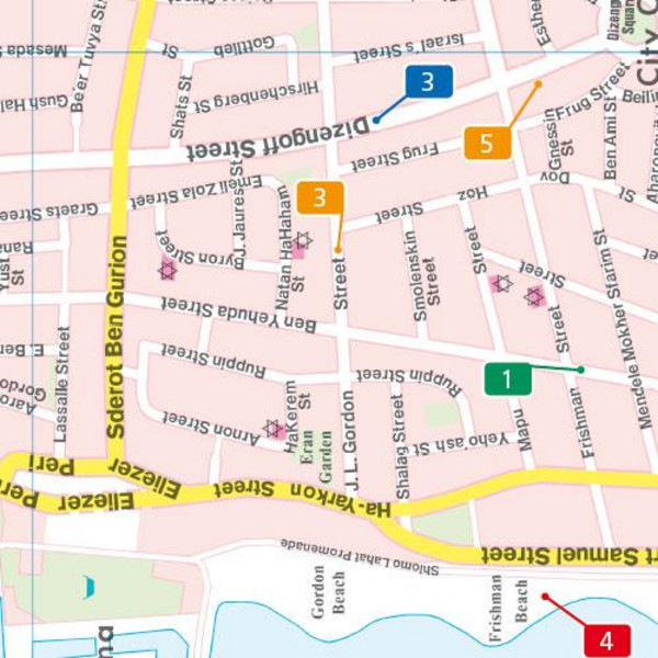 F+B TEL AVIV - YAFFO 1:9.400 - Stadtplan Ansicht 2