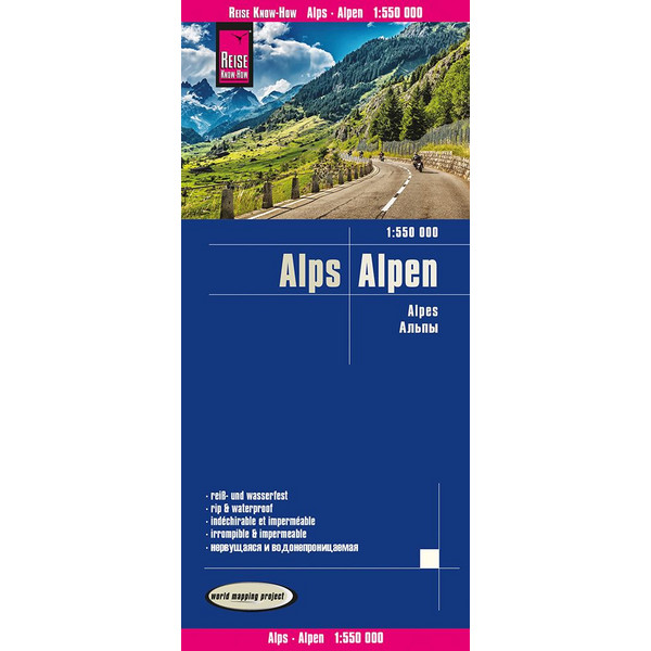 RKH WMP ALPEN 1:550.000 - Straßenkarte