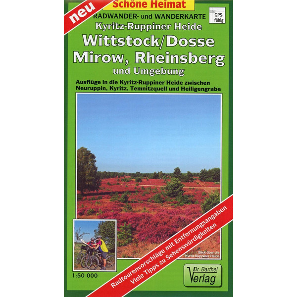 KYRITZ-RUPPINER HEIDE, WITTSTOCK/DOSSE, - Fahrradkarte Ansicht 1