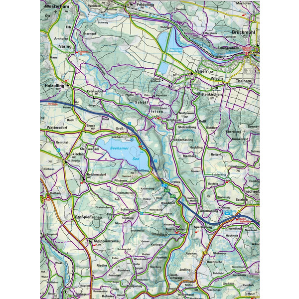 KUF OUTDOORKARTE 05. TEGERNSEE - Wanderkarte Ansicht 2