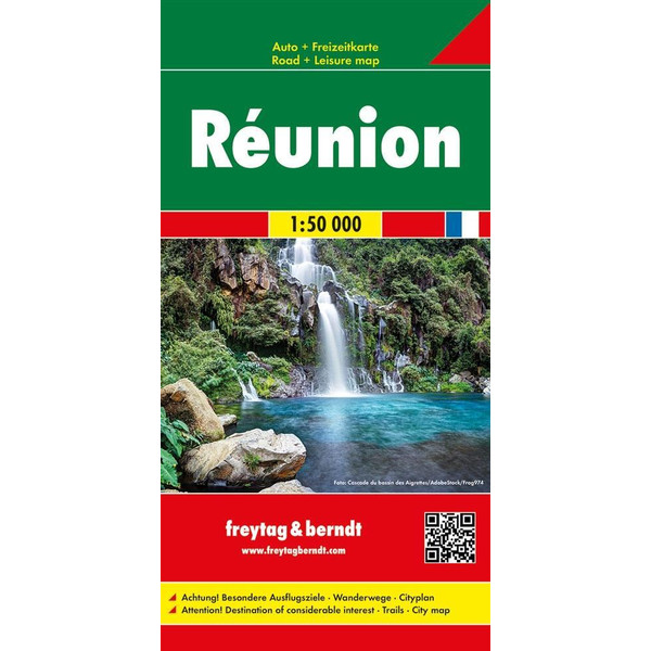 F+B RÉUNION 1:50.000 - Straßenkarte