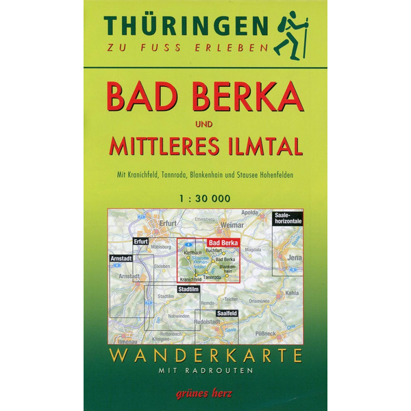 WANDERKARTE BAD BERKA UND MITTLERES ILMT - Wanderkarte