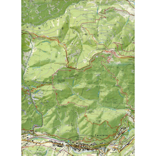 TABACCO #19 ALPI GIULIE OCCIDENTALI - Wanderkarte Ansicht 2