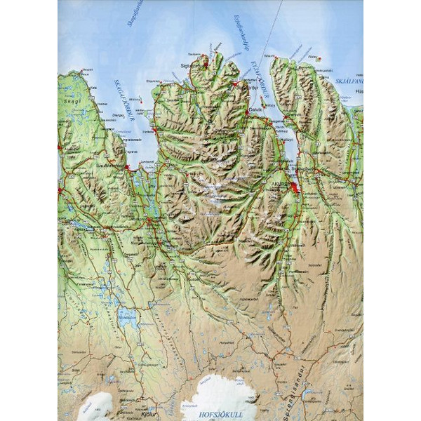 ISLAND TOURING MAP 1 : 600 000 FERDAKORT - Straßenkarte Ansicht 4
