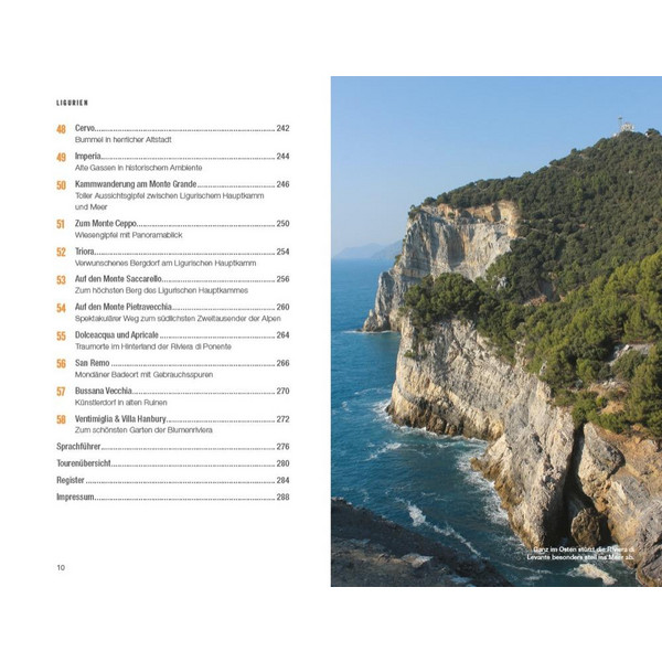WANDERURLAUBSFÜHRER CINQUE TERRE LIGURIE - Wanderführer Ansicht 2