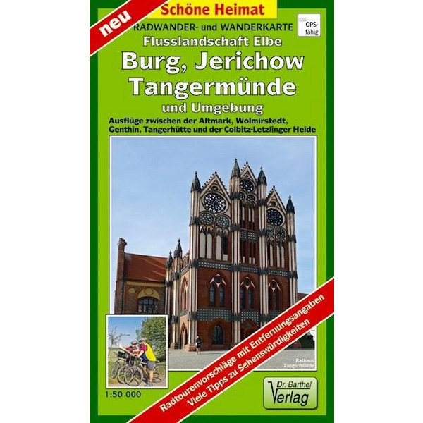 FLUSSLANDSCHAFT BURG, JERICHOW - Wanderkarte