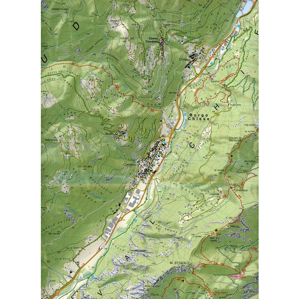 TABACCO WANDERN 1:25.000 PREALPI GARDE - Wanderkarte Ansicht 2