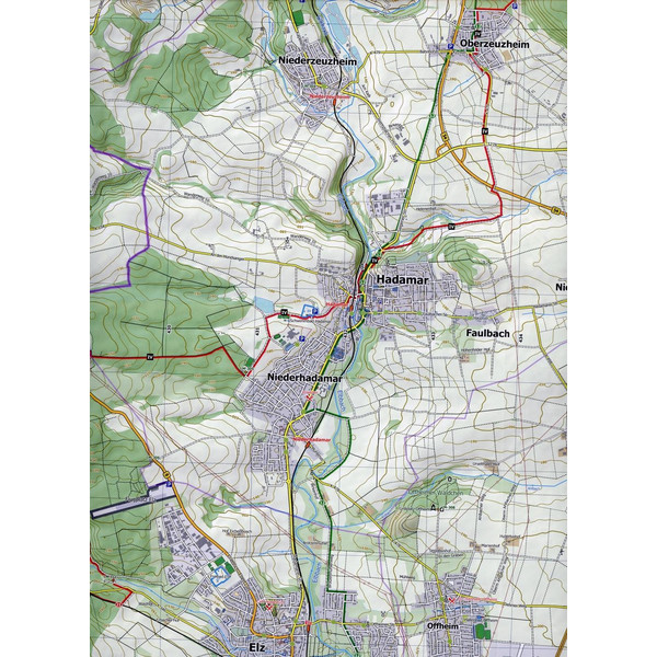 LIMBURG A.D. LAHN UND UMGEBUNG 1 : 25 000 - Wanderkarte Ansicht 3