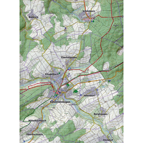 HINTERTAUNUS WEST 1:25.000, BLATT 43-5 - Wanderkarte Ansicht 3