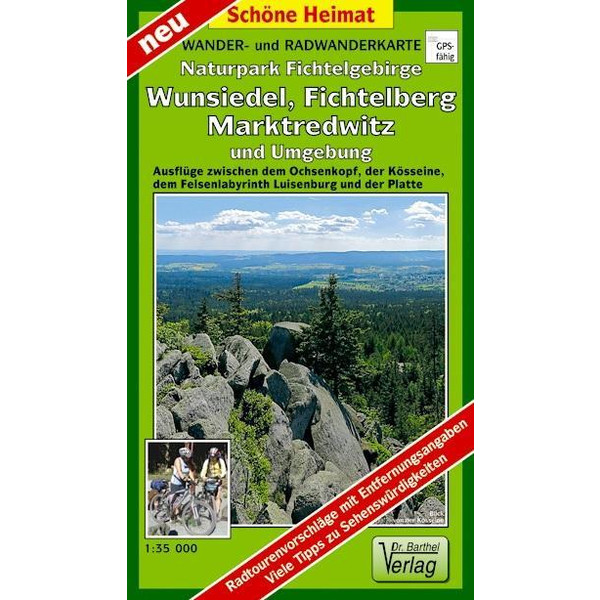 NATURPARK FICHTELGEBIRGE 1:35.000 - Wanderkarte Ansicht 1