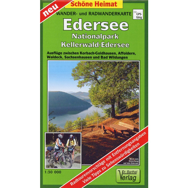 WANDER- UND RADWANDERKARTE EDERSEE, NATI - Wanderkarte Ansicht 1