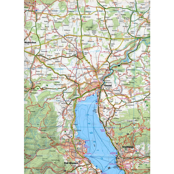 PUBLICPRESS TEGERNSEE, SCHLIERSEE - Wanderkarte Ansicht 3