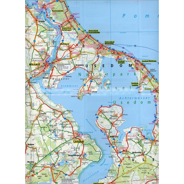PUBLICPRESS USEDOM UND HAFFKÜSTE - Fahrradkarte Ansicht 3