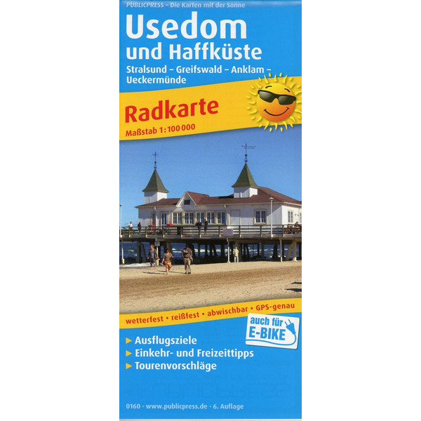 PUBLICPRESS USEDOM UND HAFFKÜSTE - Fahrradkarte Ansicht 1