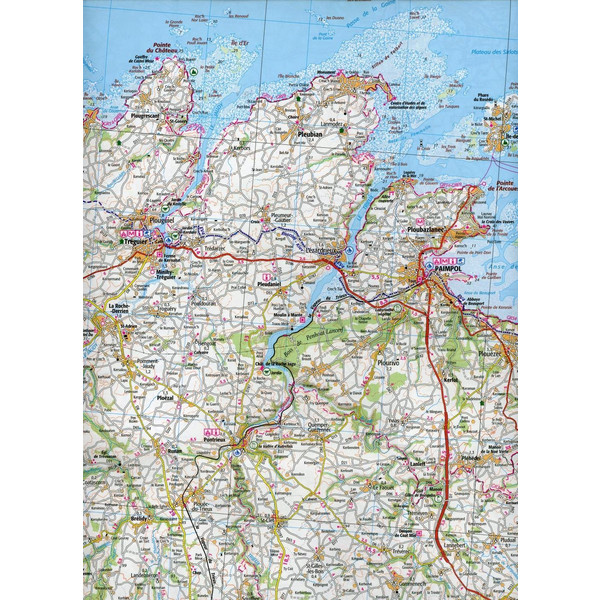 IGN 114 SAINT-BRIEUC MORLAIX 1:100 000 - Straßenkarte Ansicht 3