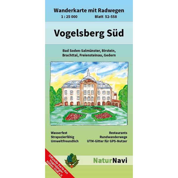VOGELSBERG SÜD 1:25.000 - Wanderkarte Ansicht 1